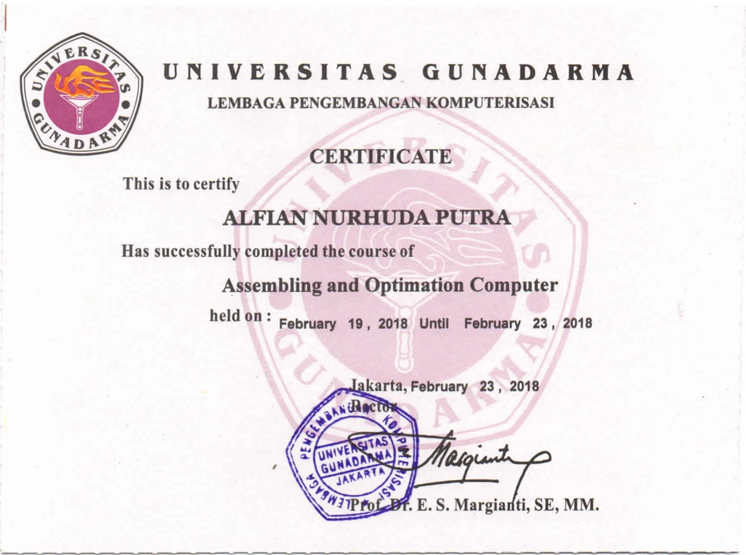 Certificate 2